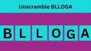 Unscramble BLLOGA Jumble Word Today