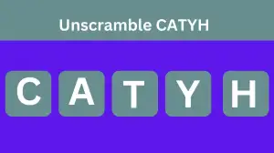 Unscramble CATYH Jumble Word Today