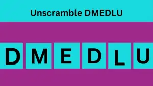 Unscramble DMEDLU Jumble Word Today