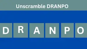 Unscramble DRANPO Jumble Word Today