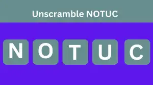 Unscramble NOTUC Jumble Word Today