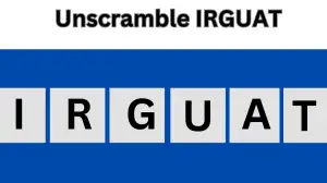 Unscramble IRGUAT Jumble Word Today