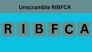 Unscramble RIBFCA Jumble Word Today