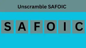 Unscramble SAFOIC Jumble Word Today