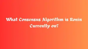 What Consensus Algorithm is Ronin Currently on?