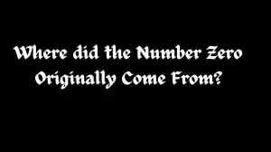 Where did the Number Zero Originally Come From? Persona 3 Reload Class Room Answer