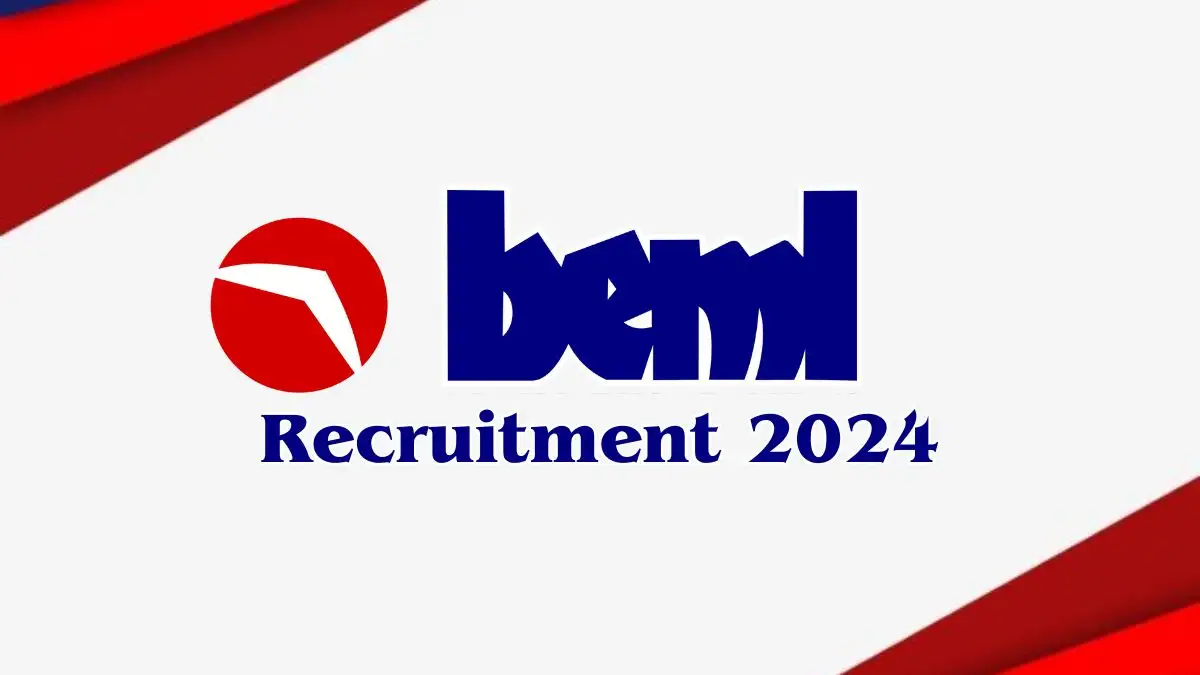 BEML Recruitment 2024 - Latest Staff Driver Vacancies on 18 May 2024