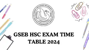 GSEB HSC Exam Time Table 2024 is Out Check the Dates for Gujarat Board Class 12 Exams