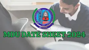 MDU Date Sheet 2024 is Out, Download the Semester Date Sheet from mdu.ac.in