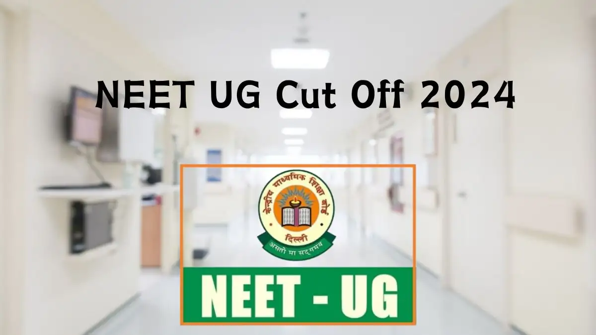 NEET UG Cut-Off 2024: Result Date, Calculating NEET Cut-Off 2024