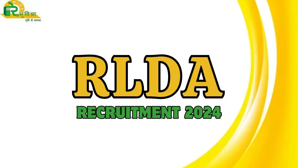 RLDA Recruitment 2024 Notification Out Apply for Manager Vacancy