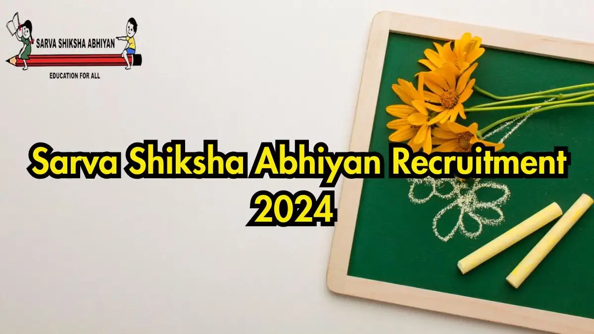 Sarva Shiksha Abhiyan Recruitment Bharti 2024 for Teachers and Lab Technicians, Application Fee, How to Apply?