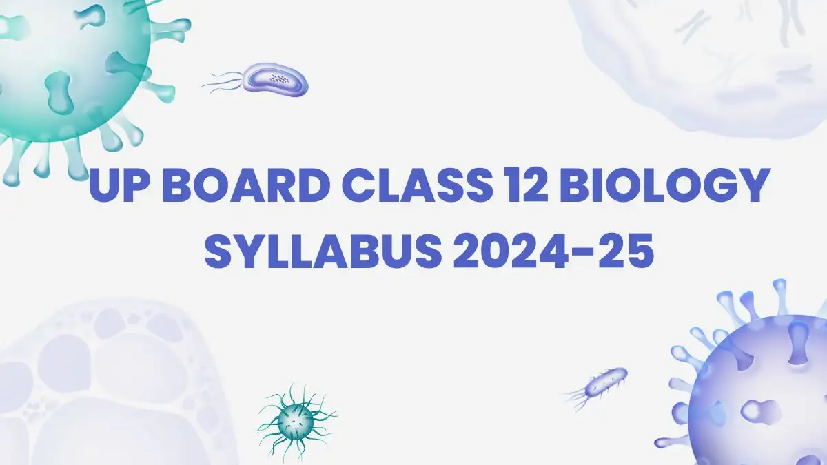 UP Board Class 12 Biology Syllabus 2024-25 Download the PDF Here