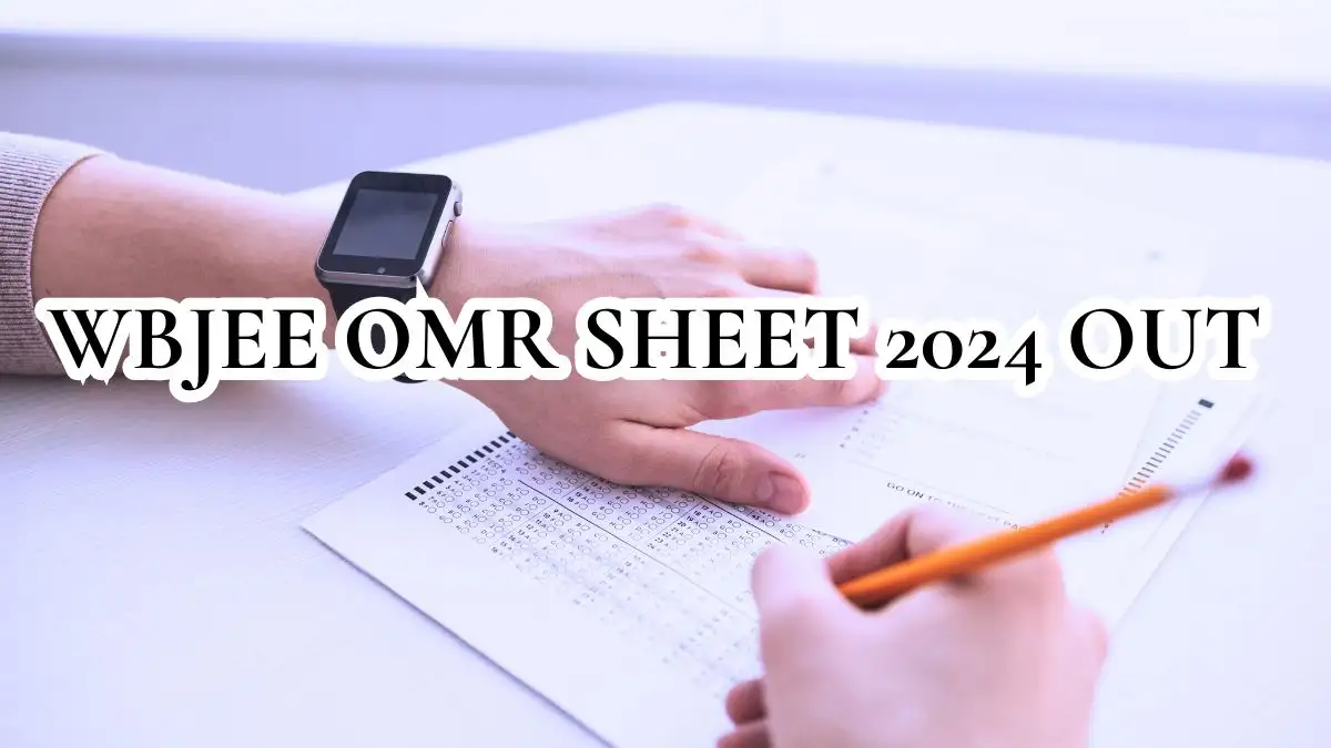 WBJEE OMR Sheet 2024 Out How to Download the Response Sheet at wbjeeb.nic.in