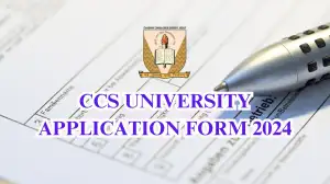 CCS University Application form 2024 for Various Courses Check the Last Date, How to Apply, and More