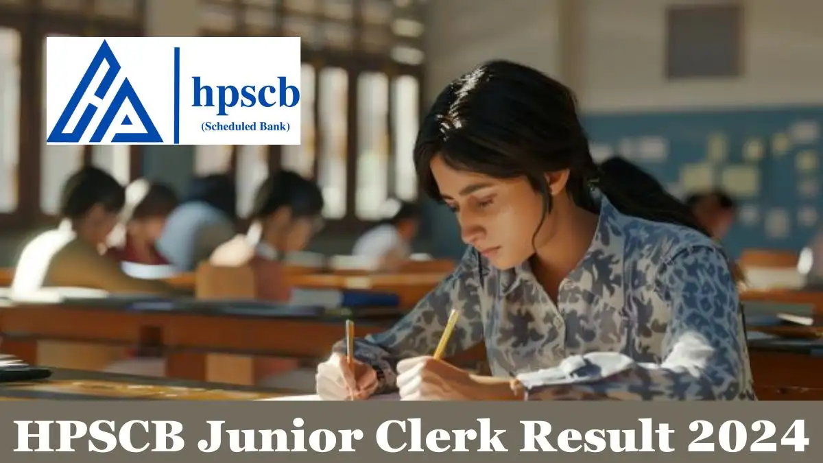 HPSCB Junior Clerk Result 2024 Check the Result at hpscb.com