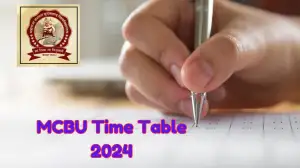 MCBU Time Table 2024 Released for UG/ PG Download Here