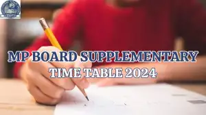 MP Board Supplementary Time Table 2024, How to Download the Class 10, 12 Supplementary Exam Time Table at mpbse.nic.in