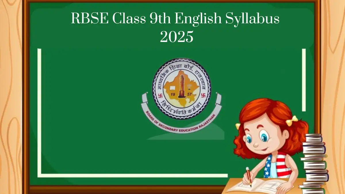 RBSE Class 9th English Syllabus 2025 Download the Syllabus at Official Website