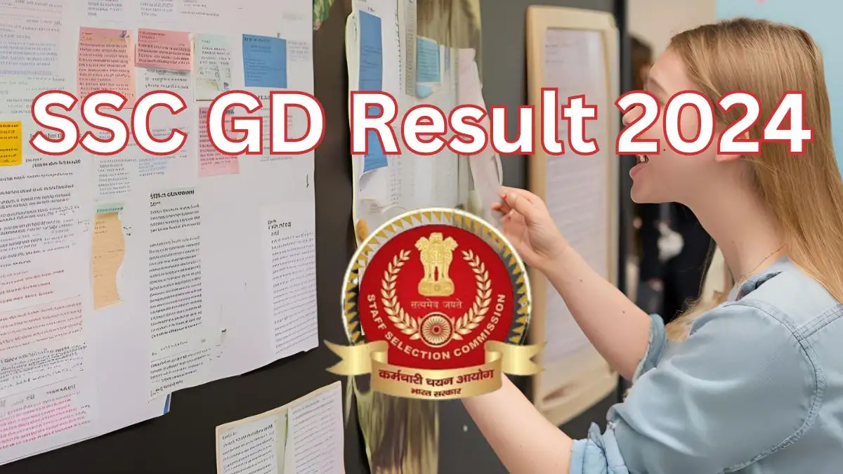 SSC GD Result 2024, Check Your Result At ssc.nic.in