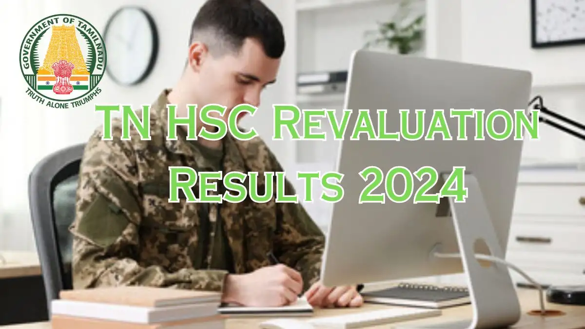 TN HSC Revaluation Results 2024, Check the Result At dge.tn.gov.in