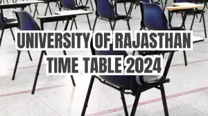 University of Rajasthan Time Table 2024 Out Check the Exam Dates and Time