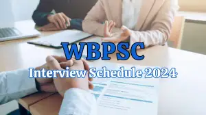 WBPSC Interview Schedule 2024 Out, Check How To Download the Interview Schedule For Assistant Professor at psc.wb.gov.in