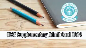 CBSE Supplementary Admit Card 2024 Out Check CBSE Supplementary Exam Details Her...