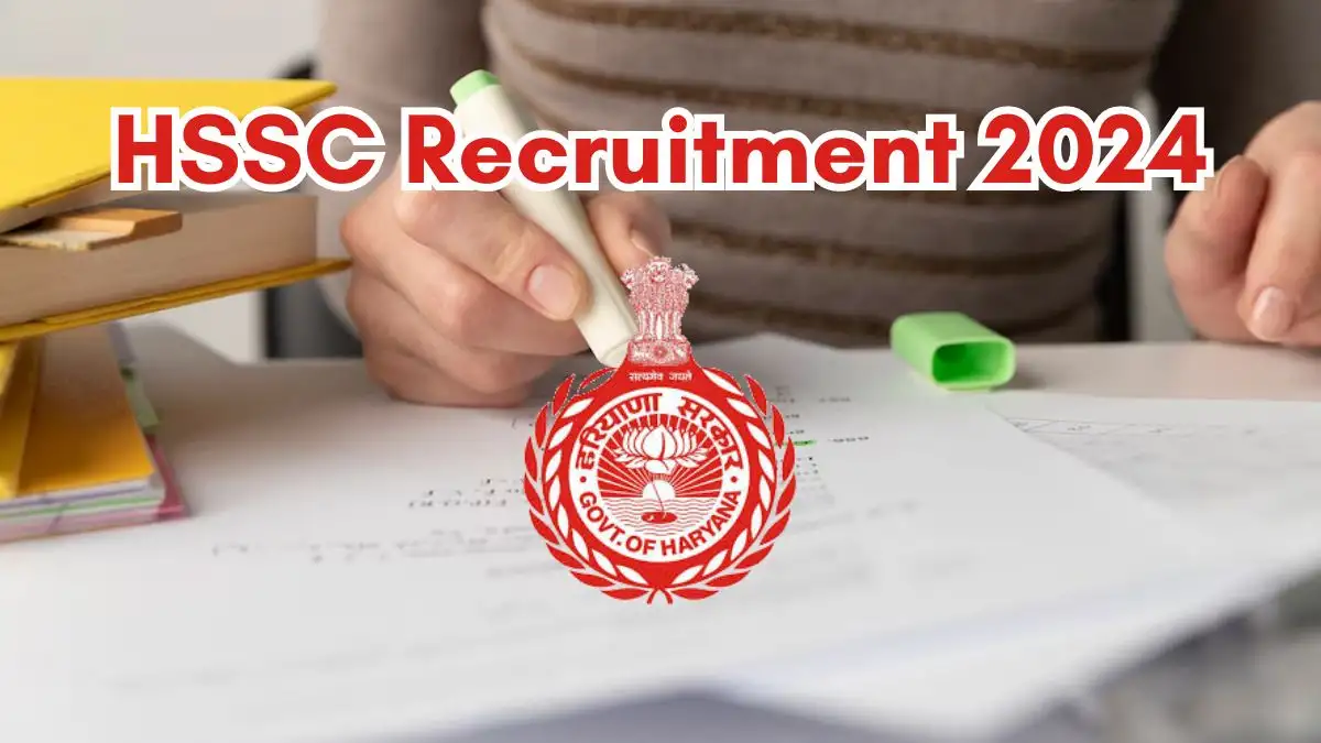 HSSC Recruitment 2024 Notification Out for 177 Statistical Assistant