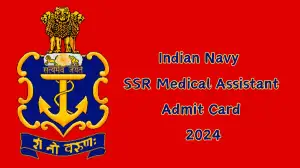 Indian Navy SSR Medical Assistant Admit Card 2024 Download Admit Card at joinind...