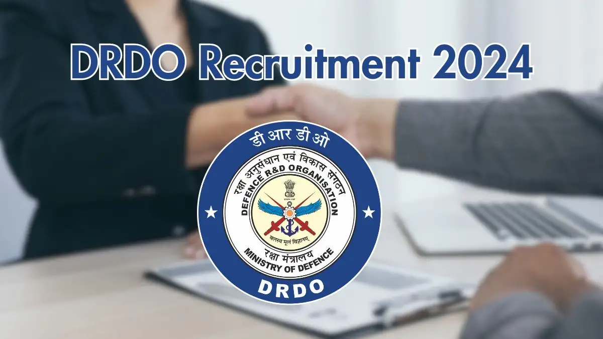 DRDO Recruitment 2024: Research Associate and Junior Research Fellow Positions Now Open - Check Eligibility at drdo.gov.in