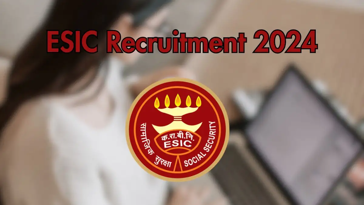 ESIC Recruitment 2024: Walk-In Interviews for Senior Resident Positions on October 10, 2024