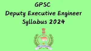 GPSC Deputy Executive Engineer Syllabus 2024 for the Exam Pattern, Essential Sub...