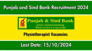 Punjab and Sind Bank Recruitment 2024: New Notification Released – Check Posts...