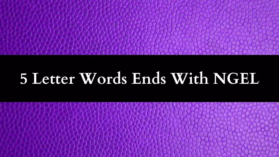 5 letter words that ends with ger