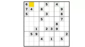 NYT Sudoku Medium Puzzle Today 10 November 2023