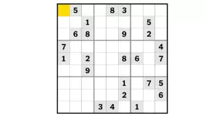 NYT Sudoku Hard Puzzle Today 10 November 2023