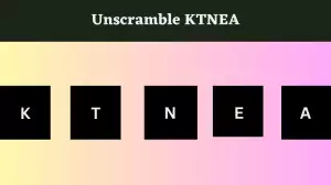 Unscramble KTNEA Jumble Word Today