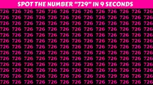 Number Illusion Brain Test: Only Extra Sharp Eyes Can Spot the Hidden Number 729 in 9 Seconds