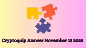 Cryptoquip Answer Today 13/11/2023