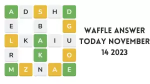 Waffle Answer Today November 14 2023, Daily Waffle #662 Game Hints and Solution