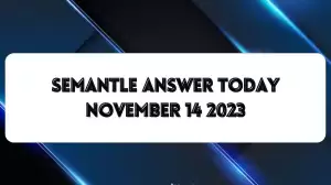 Semantle Answer Today November 14 2023