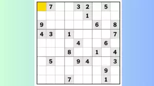 NYT Sudoku Medium Puzzle Today 14 November 2023