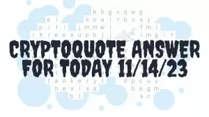 Cryptoquote Answer For Today 11/14/23