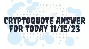 Cryptoquote Answer For Today 11/15/23