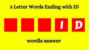 5 Letter Words Ending with ID All Words List