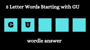 5 Letter Words Starting with GU All Words List