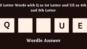 5 Letter Words with Q as 1st Letter and UE as 4th and 5th Letter All Words List