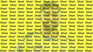 Brain Teaser Cricket Quiz: Only 20/20 HD Vision People Can Find the Famous Cricketer DHONI in 10 Secs