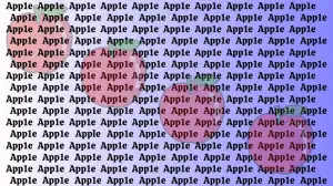 Brain Teaser For Eagle Eyes: Can you Find the Hidden Word Apple in 10 Secs